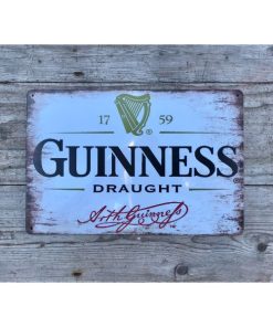 Guinness - Metal - Small - White Signature