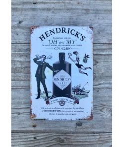 Hendricks Gin - Small - Metal