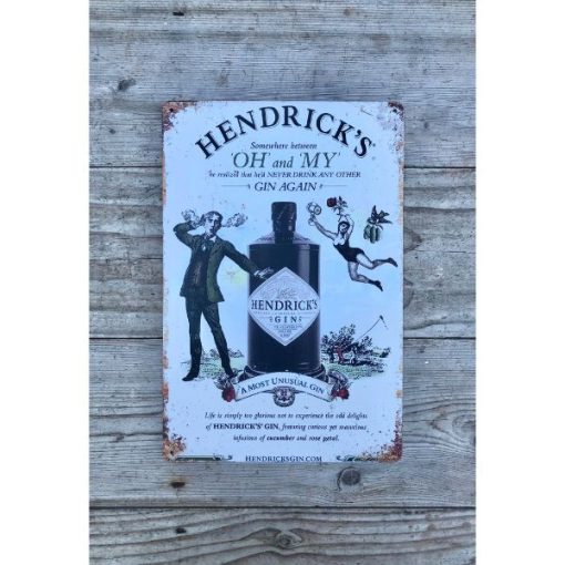 Hendricks Gin - Small - Metal