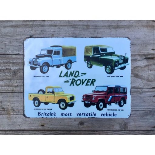 Landrover - Metal - Four Cars - Medium