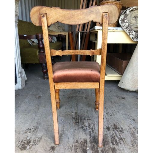 Chairs - Brown Suede - 1f