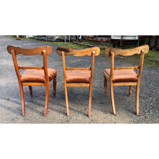 Chairs - Brown Suede - 1m