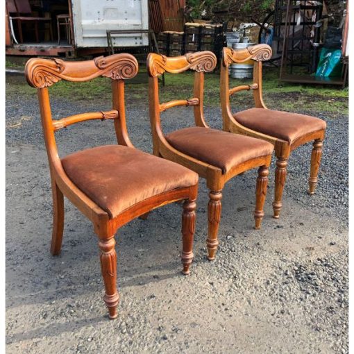 Chairs - Brown Suede - 1n