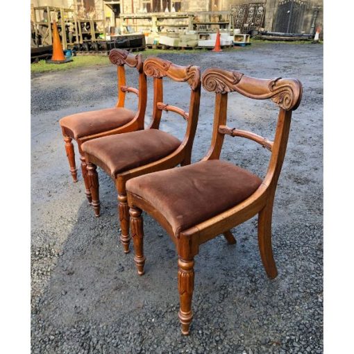 Chairs - Brown Suede - 1o