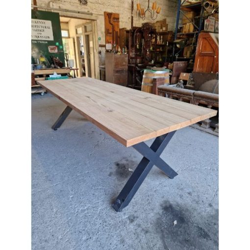 X Frame Table and Benches - 1d