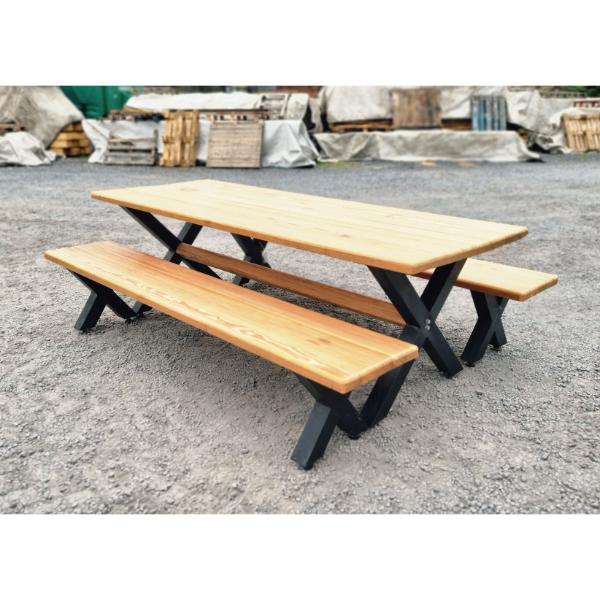X Frame Table and Benches - KAS461 (10