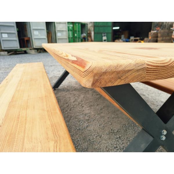 X Frame Table and Benches - KAS461 (7)