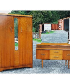 Mid Century Wardrobe and Dresser Set - KAS64 - 1a