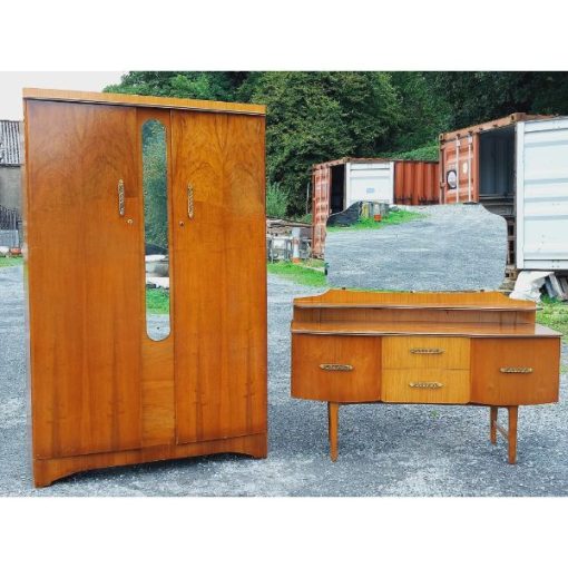 Mid Century Wardrobe and Dresser Set - KAS64 - 1a