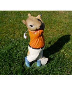 Squirrel Golfer - D8047a