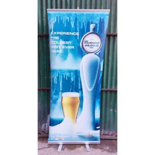 Budweiser Pull Up Sign-KAS87a