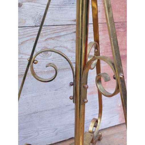 Pair of Brass Church Plant Stands - KAS240a