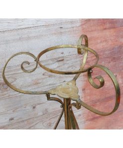 Pair of Brass Church Plant Stands - KAS240c