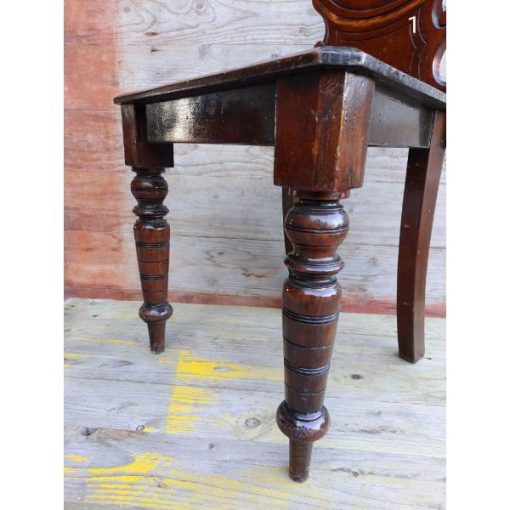 Antique Mahogany Hall Chair - KAS293b