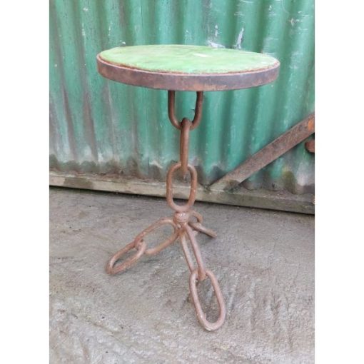 Bar Chain Stool - Green Top - KAS286a