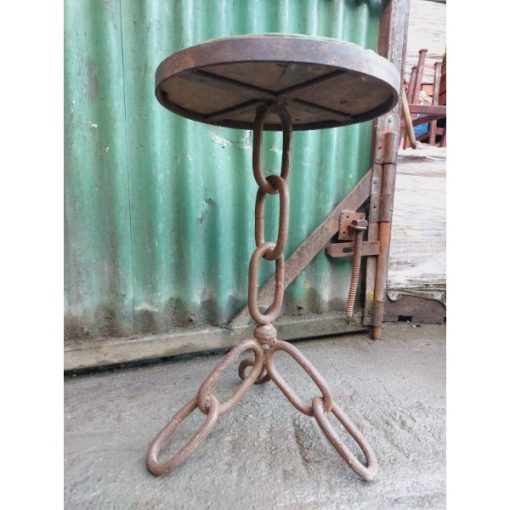 Bar Chain Stool - Green Top - KAS286c