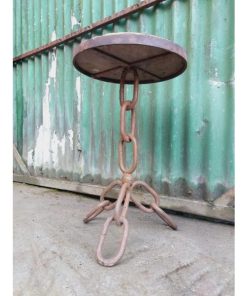 Bar Chain Stool - Yellow Top - KAS287c