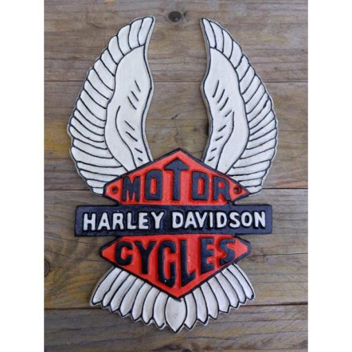 Harley Wings White spread - HS399