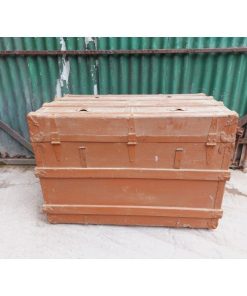 Large Antique Travel Trunk - KAS251k