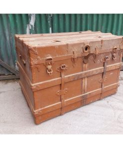 Large Antique Travel Trunk - KAS251j