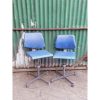 Pair of vintage swivel desk chairs - KAS269k