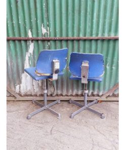 Pair of vintage swivel desk chairs - KAS269n