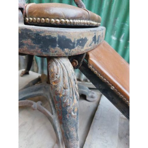 Antique Cast Iron Dentist Chair - KAS309m