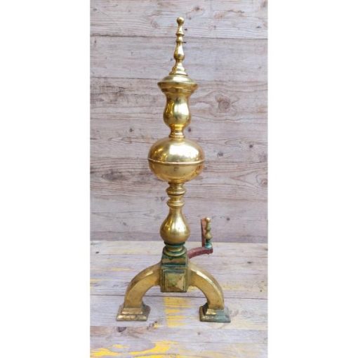 Brass Andirons - KAS324b