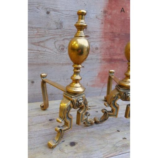 Brass Fire Set - 5 piece - KAS328d