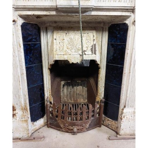 Fireplace - Blue Tiles - KAS318f