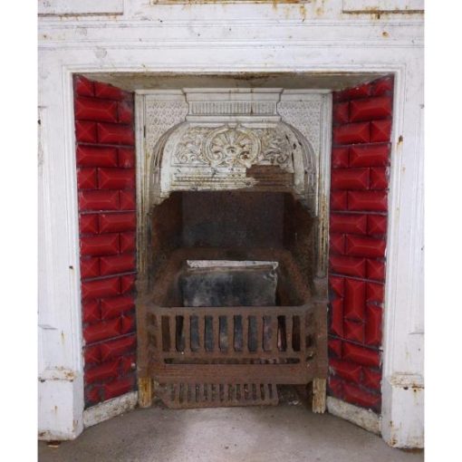 Fireplace - Red Tiles - KAS317a