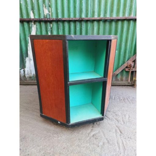 Mid Century Octagonal Side TableBookcase - KAS350b