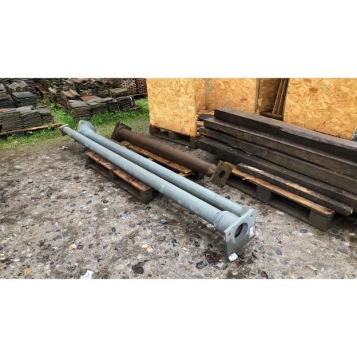 Pair of Grey Cast Iron Poles - KAS352f