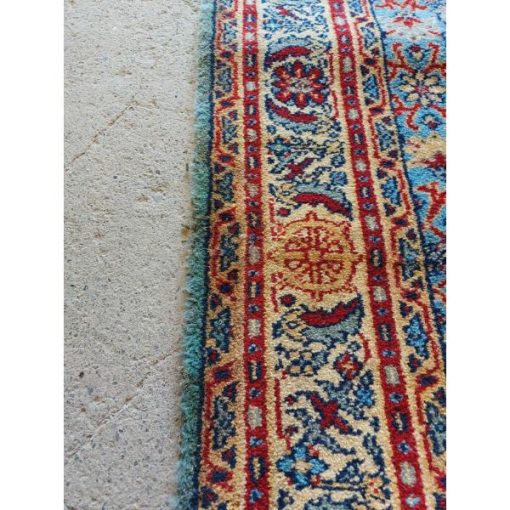 Reclaimed Blue Hotel Rug - 223.5cm x 121.5cm - KAS381c