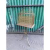 Revolving brass newspapermagazine rack - KAS351d