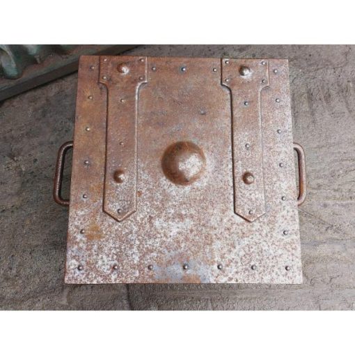 Antique Riveted Metal Coal Box - KAS439c