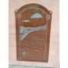 Smoked Glass Panel with Coastal Scene - KAS442a