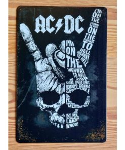 ACDC - Black Skull - HS403