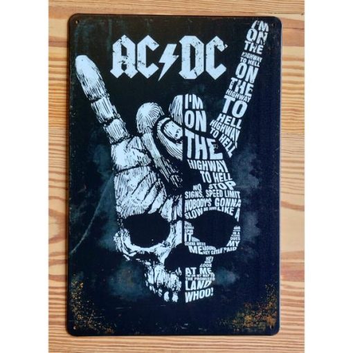 ACDC - Black Skull - HS403