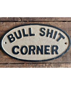 Bullshit Corner - Large Oval HS420