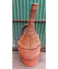 Wicker Lantern Holder - KAS456b