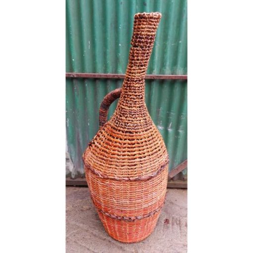 Wicker Lantern Holder - KAS456b