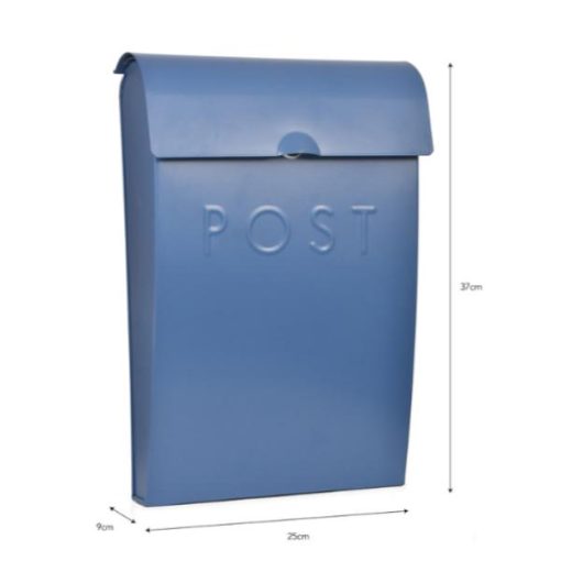 Classic Post box with lock Wulworth Blue - GT -35b