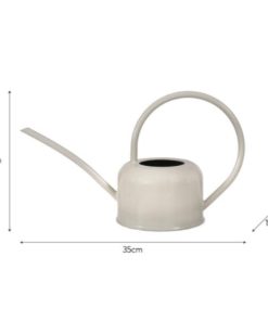 Classic Watering Can 1.1L White Chalk - GT -46b