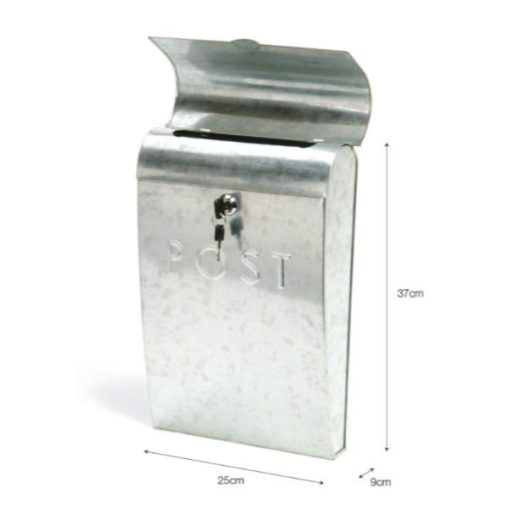 Classis Post Box with Lock Silver - GT-29b