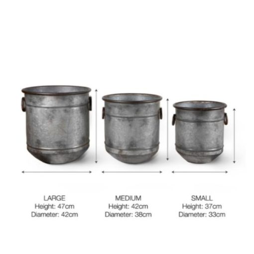 Malmesbury Planters set of 3 - GT-30b