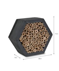 Shetland Wild Bee House Hexagonal Grey - GT-6b