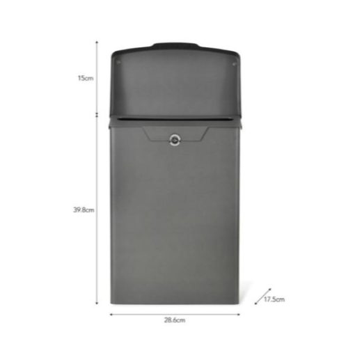 Shipton Post Box Charcoal - GT-27b