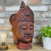 Red Buddha Head - D5934b