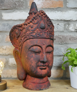 Red Buddha Head - D5934b